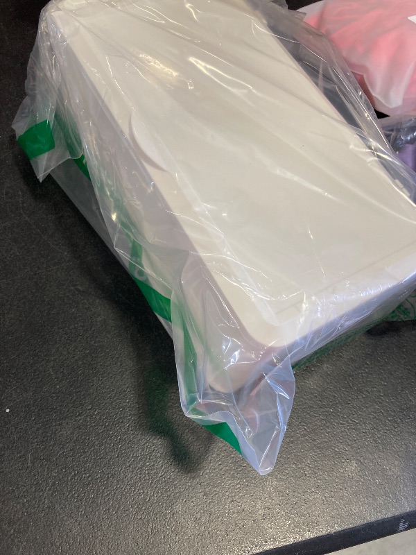 Photo 1 of ChengFu pad and tampon organizer for bathroom,Sanitary Napkin Holder, Pad and Tampon Organizer for Period, Sanitary Napkin Storage Container, White