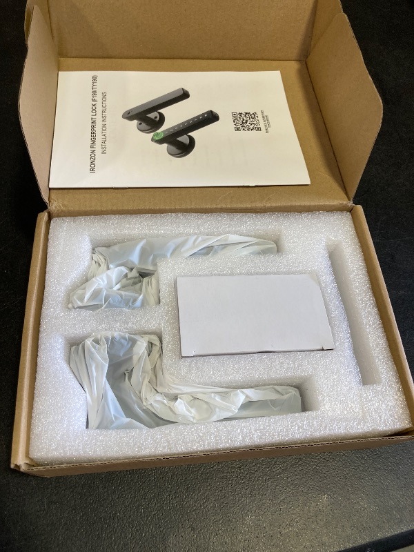 Photo 1 of IRONZON Fingerprint Door Lock Door Knob with Keypad Keyless Entry Door Lock with Handle for Home Hotel Office Apartment Bedroom