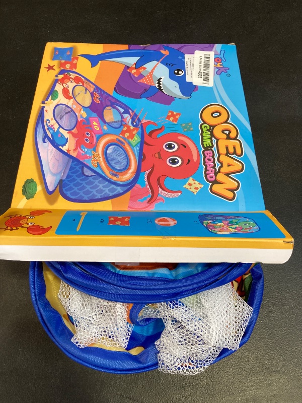 Photo 1 of Ocean Bean Bag Toss Game Toy Outdoor Toss Game, Family Party Party Supplies for Kids, Gift for Boys Birthday or Christmas for Toddlers Ages 3 4 5 6 Year Old (Ocean)