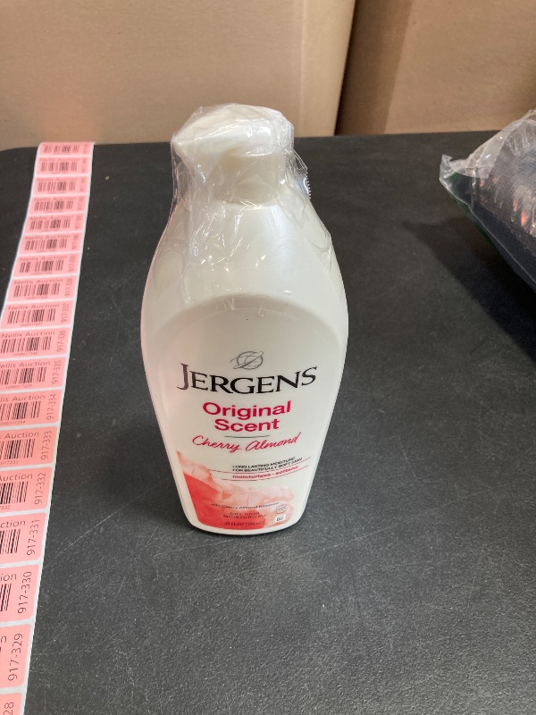 Photo 1 of Jergens Original Scent Dry Skin Body Lotion, Hand and Body Moisturizer, Cherry Almond Essence, Dermatologist Tested, 32 Oz