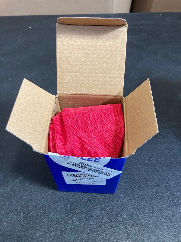 Photo 1 of MIULEE Pack of 2 Decorative Outdoor Waterproof Pillow Covers Square Garden Cushion Sham Throw Pillowcase Shell for Spring Patio Tent Couch 16x16 Inch Red