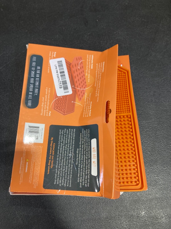 Photo 1 of Mighty Paw Dog Lick Pad - Anxiety Alleviation - Strong Suction - Enhanced Paw Grooming - BPA-Free Silicone - Slow Feeding Lick Pad - Dental Health - Dishwasher Safe - Food Safe Silicone Dog Food Mat