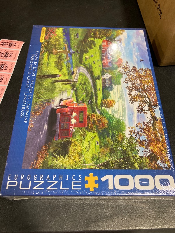 Photo 1 of EuroGraphics (EURHR The Country Drive by Dominic Davison 1000Piece Puzzle 1000Piece Jigsaw Puzzle sealed