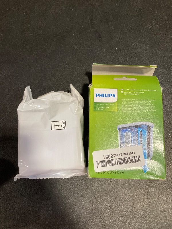 Photo 1 of Philips Kitchen Appliances Philips AquaClean Original Calc and Water Filter, No Descaling up to 5,000 cups, Reduces Formation of Limescale, 1 AquaClean Filter, (CA6903/10)
