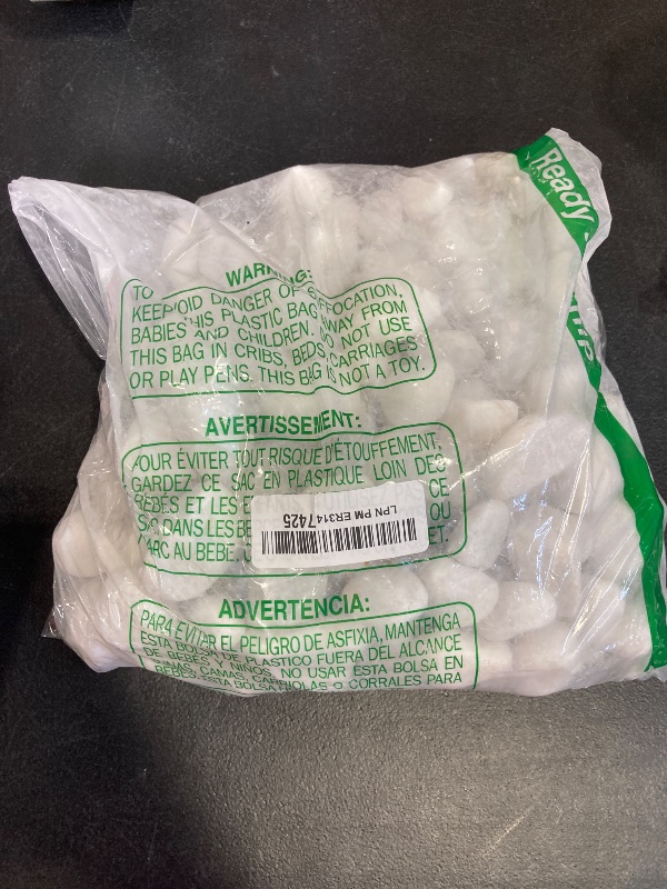 Photo 1 of SIDONG 10 lbs White River Rocks, 1.2-2 Inches Matte Pebbles for Indoor Plants, Aquarium Rocks Used in Fish Tank, Decorative Stones for Plants, Vases, Home Décor, Crafting, Garden Landscaping