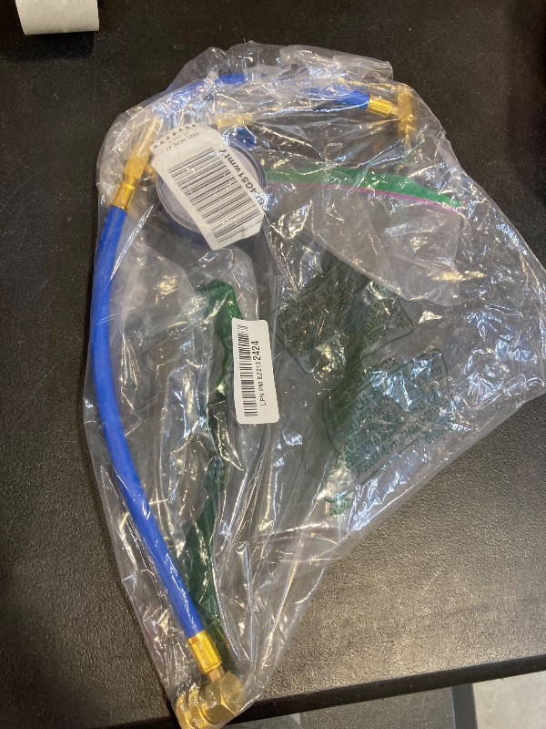 Photo 1 of Refrigerator Freon Recharge Hose with Gauge Kit-A/C R134a R12 R22,Universal Retrofit Valve,with BPV31 Bullet Piercing Tap Valve,R134a Self-Sealing Adapter for Home/Car A/C Refrigerant System (5)