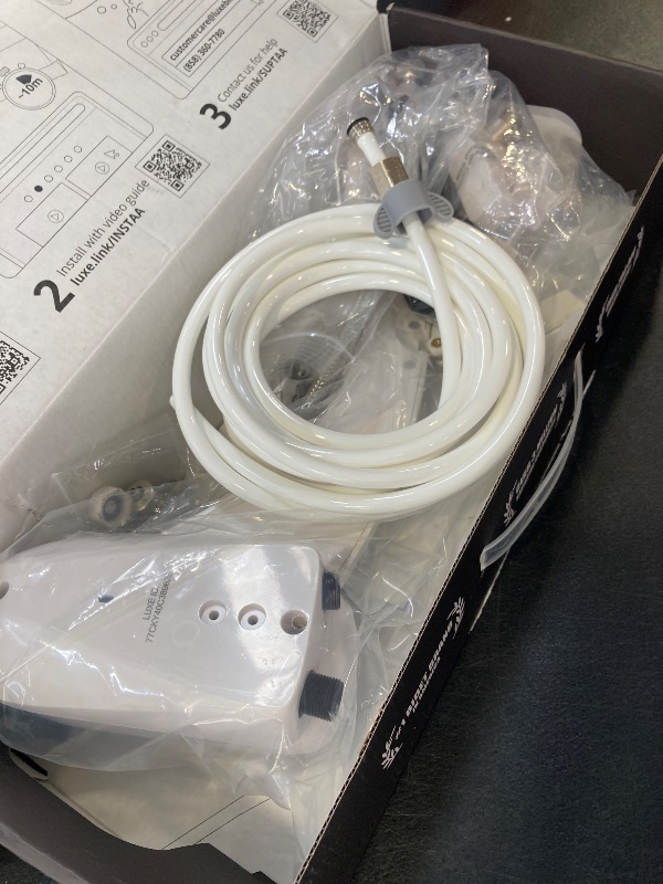 Photo 1 of LUXE Bidet NEO 320 Plus - Patented Bidet Attachment for Toilet Seat, Innovative Hinges to Clean, Slide-in Install, Advanced 360° Self-Clean, Warm, Dual Nozzles, Feminine & Rear Wash (Chrome)