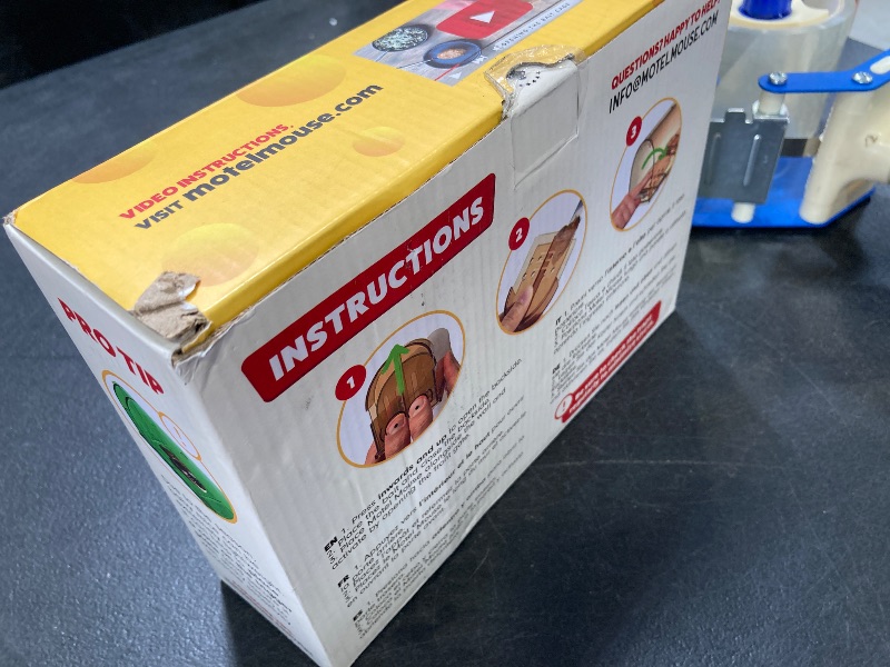 Photo 1 of Motel Mouse Humane No Kill Live Catch and Release Mouse Traps, Reusable with Cleaning Brush - 4 Pack