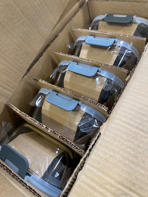 Photo 1 of [10-Pack] Glass Meal Prep Containers with Lids, MCIRCO Food Storage Containers with Snap Locking Lids, Airtight Lunch Containers, Microwave, Oven, Freezer and Dishwasher