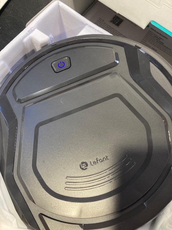 Photo 1 of Lefant M210 Pro Robot Vacuum Cleaner,Super Thin,Powerful Suction,Quiet,Self-Charging Robotic Vacuum Cleaner,Cleans Hard Floors to Medium-Pile Carpets,120 Mins Runtime,APP/Voice/WiFi/Alexa Control,Grey