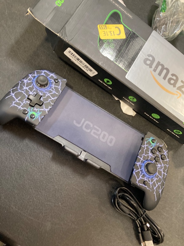 Photo 1 of Gammeefy Hall Effect Switch Controller for Nintendo Switch/OLED, Wireless Switch Controller With 9 Lights Color, One-Piece Switch Joypad for Those Who Prefer Handheld Mode