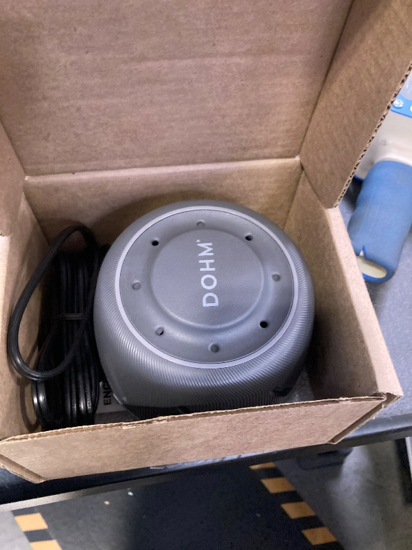 Photo 1 of Yogasleep Dohm (Gray) The Original White Noise Machine, Relaxing Natural Sound from a Real Fan, Noise Cancelling for Office Privacy, Sleep Aid for Adults & Baby, Travel Size Pink Noise Machine