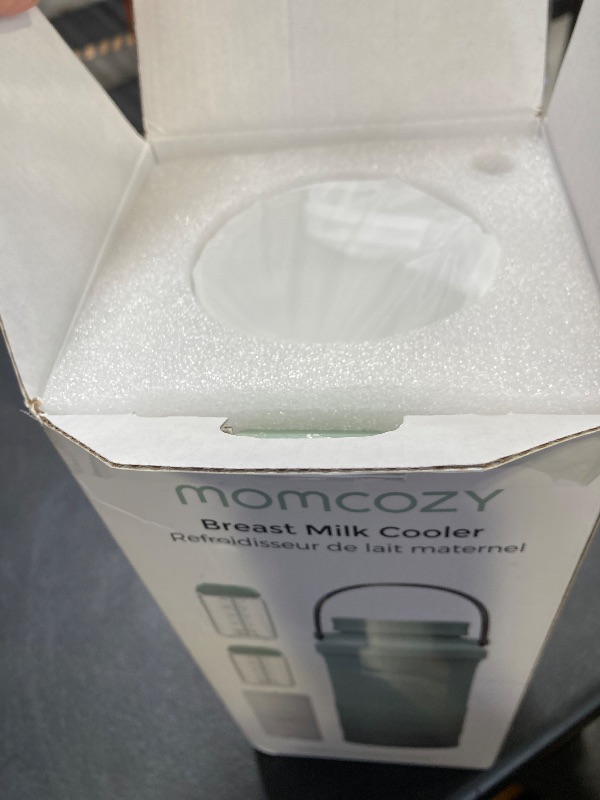 Photo 1 of Momcozy 22oz Portable Breast Milk Cooler for Outdoor, Life Saver with 360° Total Cooling for 24 Hours, Larger Capacity Travel Breastmilk Chiller with 2pcs Baby Bottles for Breastmilk Storage, Cream