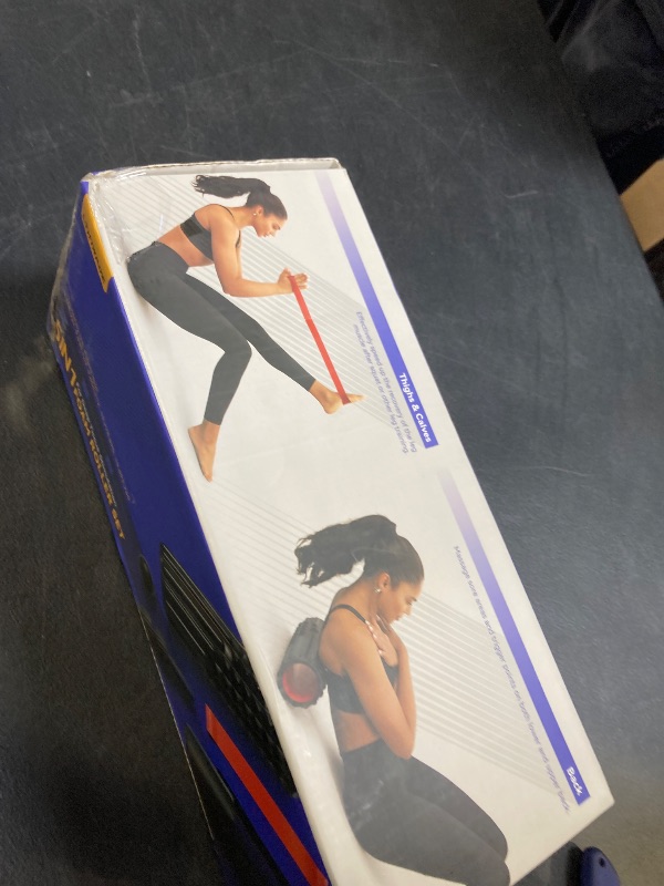 Photo 1 of 5 in 1 Foam Roller Set - Back Roller Foam, Massage Roller Stick, Massage Ball, Resistance Band for Physical Therapy & Deep Tissue Muscle Massage (Green)