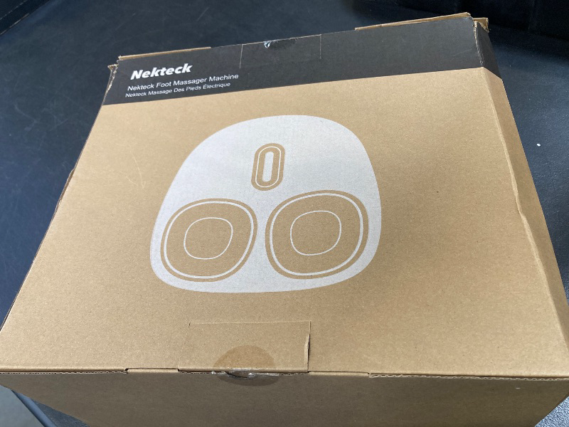 Photo 1 of Nekteck Shiatsu Foot Massager with Heat, Deep Kneading Therapy Air Compression, Feet Massage Improve Blood Circulation Foot Wellness Soothing Pain Relief, Relax for Home Office Use