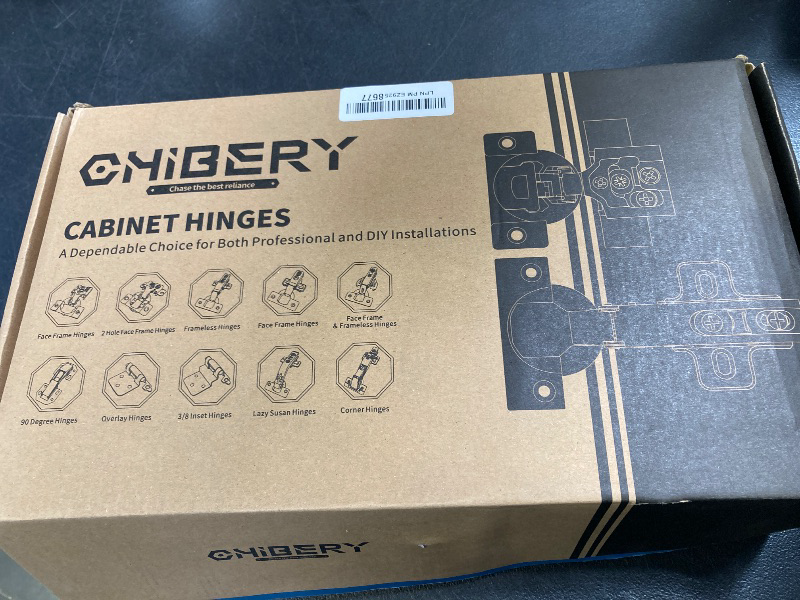 Photo 1 of Chibery 50 Pack Half Overlay Soft Close Concealed Frameless Cabinet Hinges, Satin Nickel, 105°, Stop at Will 45-105 Degree, Self Closing, 3D Adjustment, Clip On, Stainless Steel for Cupboard Kitchen