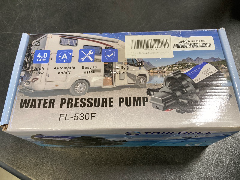 Photo 1 of 12V DC RV Fresh Water Pump for Home,4GPM 45PSI Self Priming Garden Hose Booster Sprinkler Pump for Bathroom Camp,Washdown Diaphgram with Pressure Switch for Boat Irrigation Yach