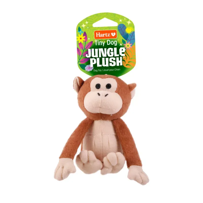 Photo 1 of Hartz Tiny Dog Jungle Plush Toy (Assorted Toy) 
