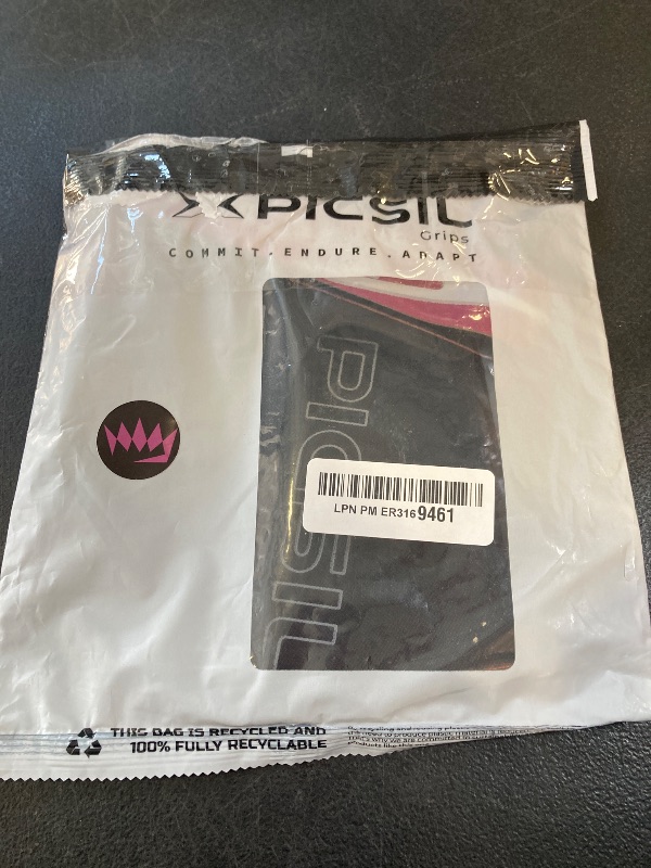 Photo 1 of PICSIL Golden Eagle Hand Grips, Fingerless Grip Gloves Wrist Support for Weightlifting & Gymnastics with Micro-Diamond Technology for Magnesium Retention, Blocks Tears & Blisters, Purple, L/XL