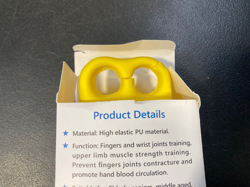 Photo 1 of Fanwer Finger Exerciser Hand Squeeze Ball, Hand Grip Strength Trainer Build Hand, Finger and Wrist Strength, Finger Extension Exerciser for Rehab, Arthritis, Carpal Tunnel