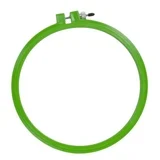 Photo 1 of 3pcs Plastic Embroidery Hoops Set, Cross Stitch Circle Hoop Embroidery Circle Ring for Embroidery and Cross Stitch Random Color(4in) )Green)