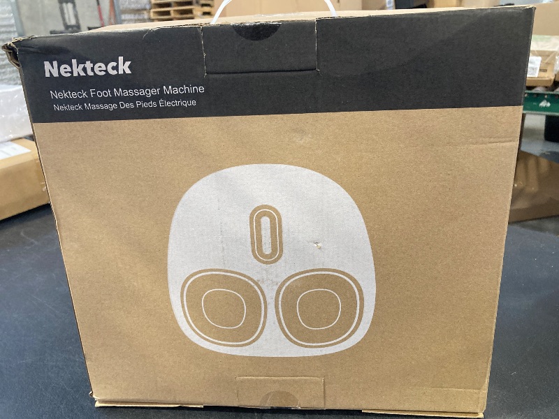 Photo 1 of Nekteck Shiatsu Foot Massager with Heat, Deep Kneading Therapy Air Compression, Feet Massage Improve Blood Circulation Foot Wellness Soothing Pain Relief, Relax for Home Office Use