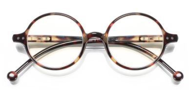 Photo 1 of TISHUI Blue Light Blocking Reading Glasses for Women Men +2.00 Round Readers Unisex Circular Cheaters Lightweight Blue Ray Glasses