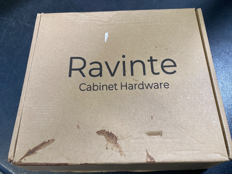 Photo 1 of Ravinte 35 Pack 6-1/4 Inch Kitchen Square Cabinet Handles Matte Black Stainless Steel Drawer Pulls Hardware