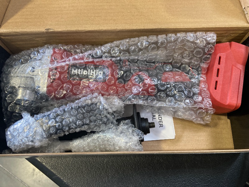 Photo 1 of MtiolHig Cordless Angle Grinder Compatible with Milwaukee 18V Battery: Brushless Grinder Tool - Small Angle Grinder for 4-1/2" Wheels, 3 Variable Speed Settings for Cutting, Grinding, Polishing