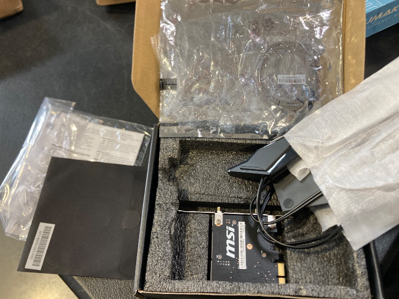 Photo 1 of MSI Herald-BE WI-FI 7 MAX (Wi-Fi 7, 802.11BE, Bluetooth 5.4, PCIe, Multi-Link Operation Technology, External Antenna)