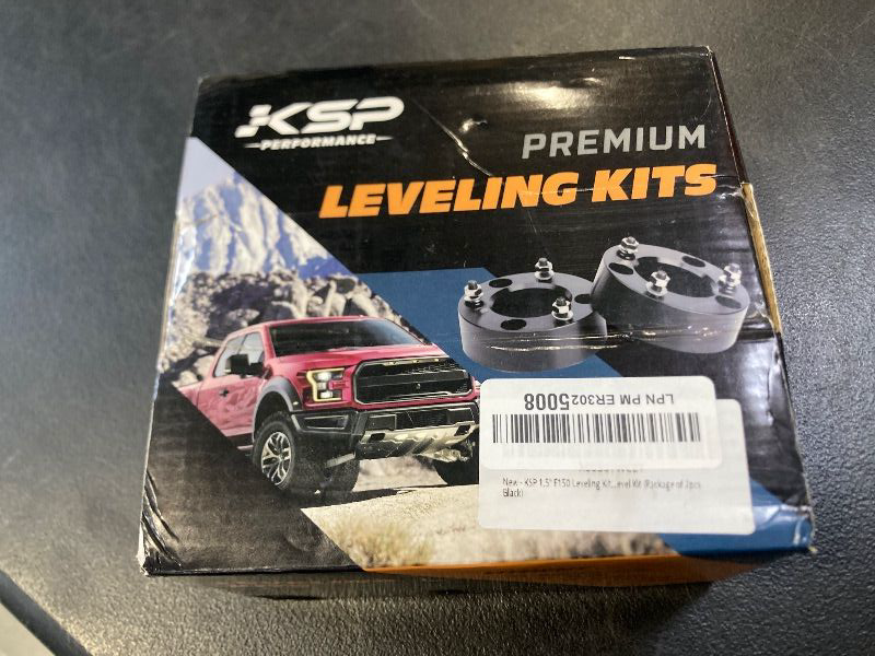 Photo 1 of KSP 1.5" F150 Leveling Kits, 1.5in Front Strut Spacers Compatible with F-150 2004-2025 Expedition 2003-2018 2005-2008 Lincoln Mark LT, 1-1/2inch Suspension Level Kit (Package of 2pcs Black)