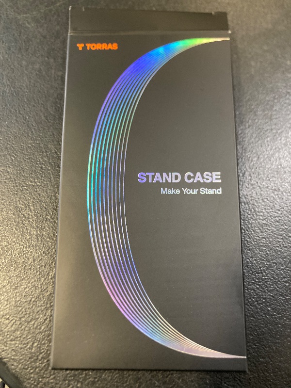Photo 1 of TORRAS Strong Magnetic & Seamless Stand for Samsung Galaxy S25 Ultra Case, Fit for MagSafe, Mil-Grade Drop Protection, Kickstand for Samsung Galaxy S25 Ultra Case, Translucent Back/Silverblue Edge