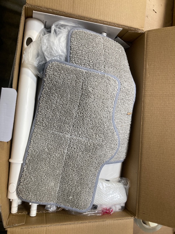 Photo 1 of Steam Cleaner, 6 in1 Rotated Steam Mop Cleaner with 2 Modes, 2 Microfiber Pads, 400ML Removable Tank, 23FT Power Cable, Detachable Steam Mops for Floor, Laminate Floor, Tiles Cleaning (Sliver Gray)