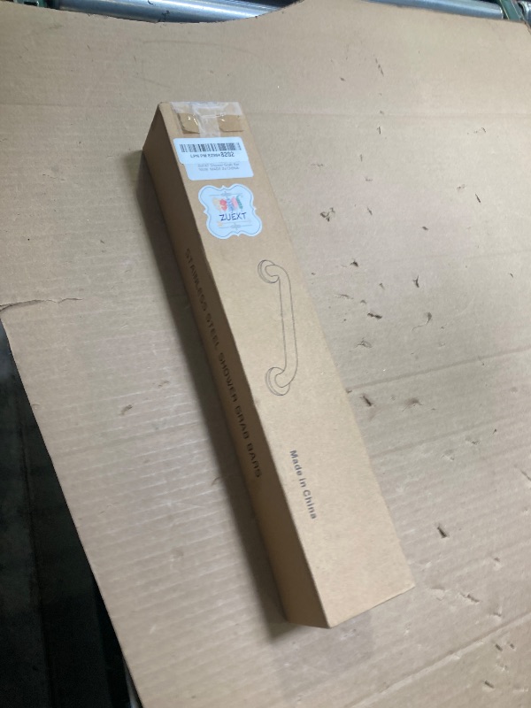 Photo 1 of 2 Pack 16 Inch Shower Grab Bar Satin Brushed Nickel, ZUEXT Stainless Steel Safety Grab Bar Handle, Bathroom Balance Bar, Safety Hand Rail Support - Handicap, Elderly, Injury, Senior Assist Bath Handle