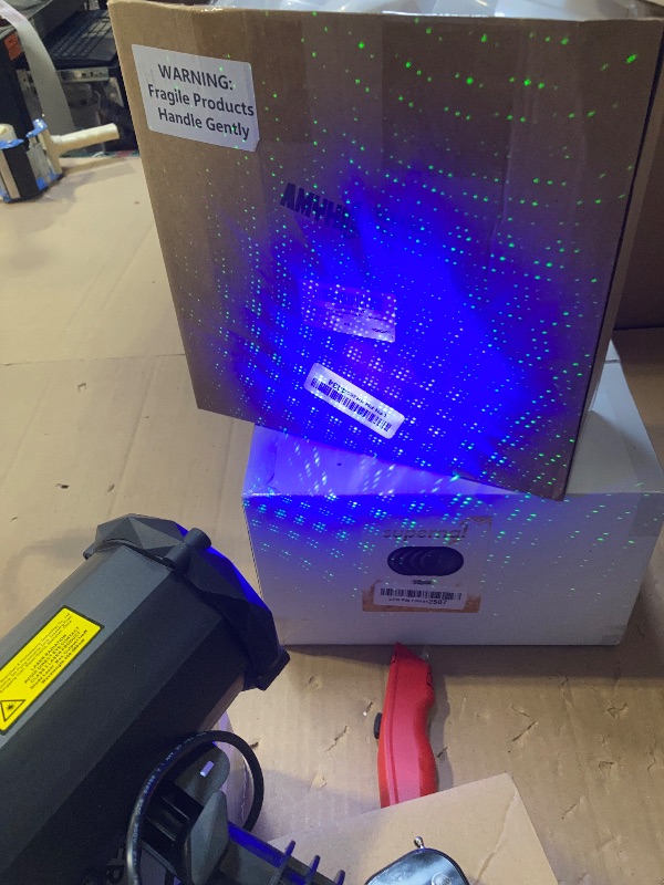 Photo 1 of Dalanpa Firefly Garden Lights Laser Star Projector, Outdoor Decorative Lighting with Blue Nebula for Garden Indoor Outdoor