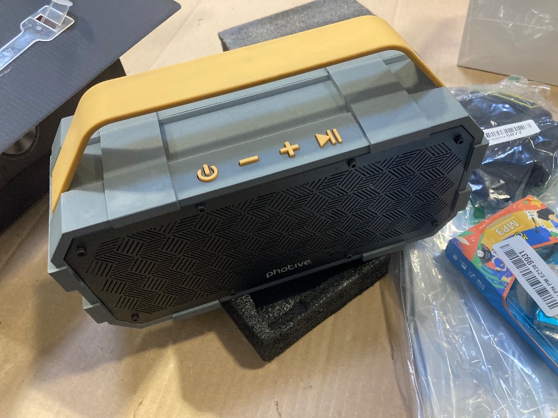 Photo 1 of BUGANI Bluetooth Speaker, Portable Bluetooth Speakers with 40W Stereo Sound, Loud Bluetooth Speaker 24H Playtime Support TF Card/AUX, IPX6 Waterproof for Beach Camping Outdoor Indoor