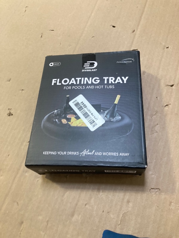 Photo 1 of DIVEBLAST: Premium Floating Drink Holder for Pool, Hot Tub Accessories for Adults - Holds Up to 50 LBS - Fun Swimming Pool Accessories for Adults, Cool and Unique Drink Floaties