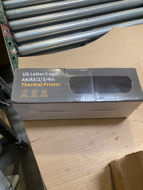 Photo 1 of Portable Printers Wireless for Travel, Inkless Printer Mini Bluetooth Small Printers for Home Use Support 8.5" X 11" US Letter Legal, A4, A5 Thermal Printer Paper Compatible with iOS, Android&Laptop