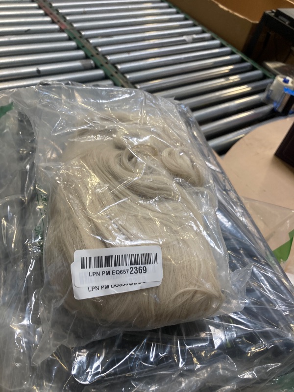 Photo 1 of Tembol Judge Colonial Wig, Long Wave White Wig for Men Washington Halloween Costume Cosplay Party Wigs