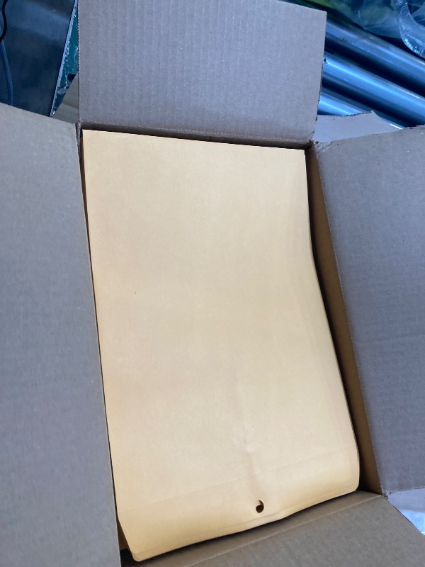 Photo 1 of Amazon Basics Clasp Kraft Envelopes, Gummed Mailing Envelope, 10 x 13 inch, 100-Pack