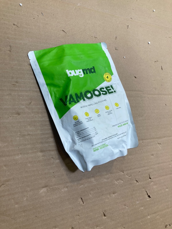 Photo 1 of BugMD Vamoose Rodent Repellent Pouches (1 Pack, 4 Pouches) Plant-Powered Rat Repellent, Mouse Deterrent, Indoor & Outdoor Mice Repellent, Best Mouse Repellent, Natural Rat & Mouse Repellent