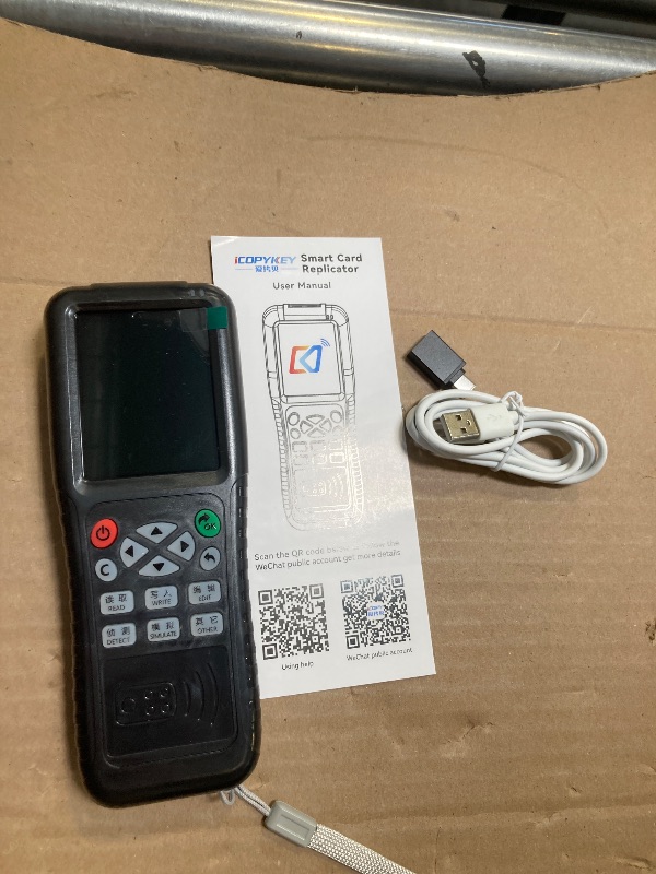 Photo 1 of HERNAS RFID Reader Writer Duplicator, Multi Frequencies RFID Smart Card Programmer, Encrypted Card Decoder, with Writable Key Fobs Cards, Free Software (Only for Access Control Using)