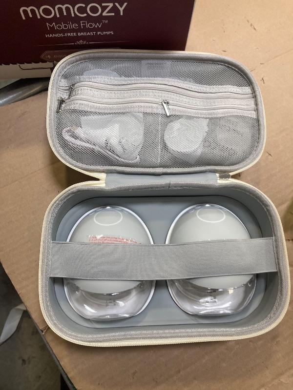 Photo 1 of Momcozy Breast Pump Hands Free Upgraded Mobile Flow | M9, App Discreet Control with Personalized Multi-Modes & 15 Levels, Wearable Breast Pump 24mm, 2 Pack Gray