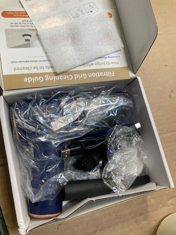Photo 1 of KMM Handheld Car Vacuum Cleaner, 9000Pa Vacuum Cleaner and Air Duster, 120W High Power Hand Held Vacuum with LED Light and Multi-Nozzles for Car, Home, Office, Pet