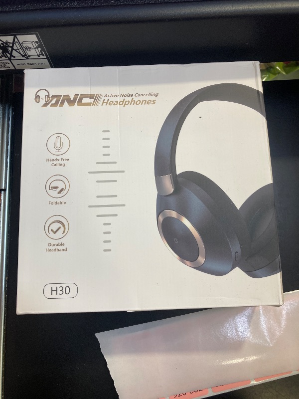 Photo 1 of EAORUL Active Noise Cancelling Headphones, 100H Playtime Headphones Wireless Bluetooth, Bluetooth Headphone with Mic, Over Ear Wireless Headphone with Deep Bass,Fast Charging for Travel