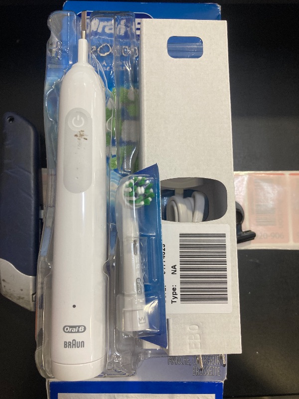 Photo 1 of Oral-B Pro 1000 Rechargeable Electric Toothbrush, White  