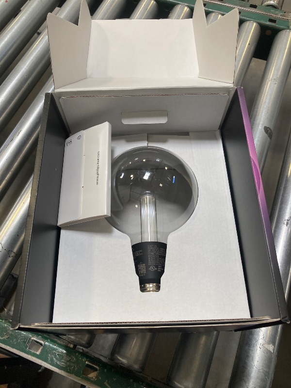Photo 1 of Philips Hue Lightguide G40 Large Globe Smart LED Bulb – Handblown Glass - Color Changing Light - Compatible with Amazon Alexa, Apple HomeKit and Google Assistant - Bluetooth and Hue Bridge Compatible