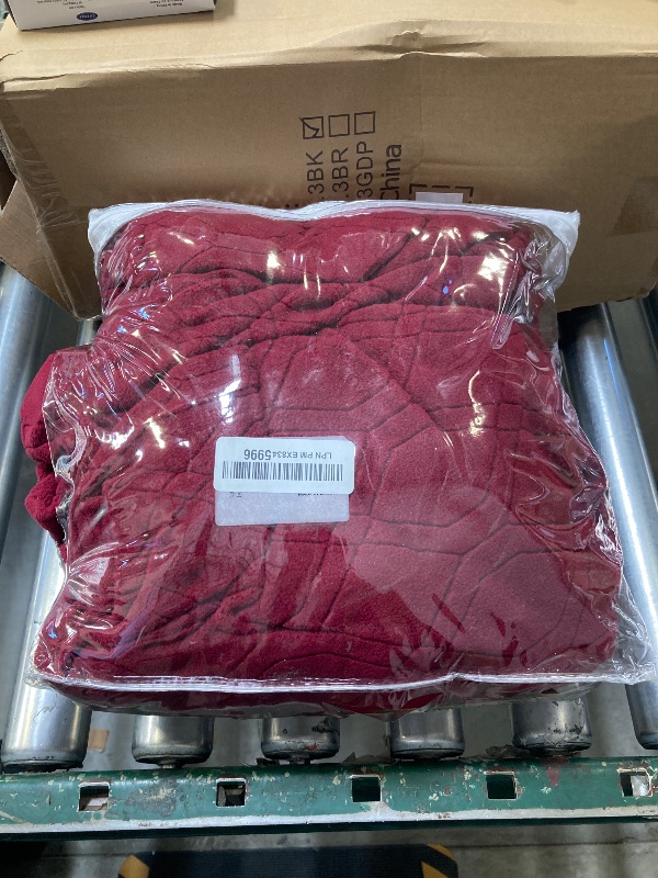 Photo 1 of VANSOFY Recliner Chair Cover, 3-Pieces Stretch Recliner Covers for Recliner Chair Soft Reclining Chair Slipcover Furniture Protector for Dogs Cats(Burgundy)