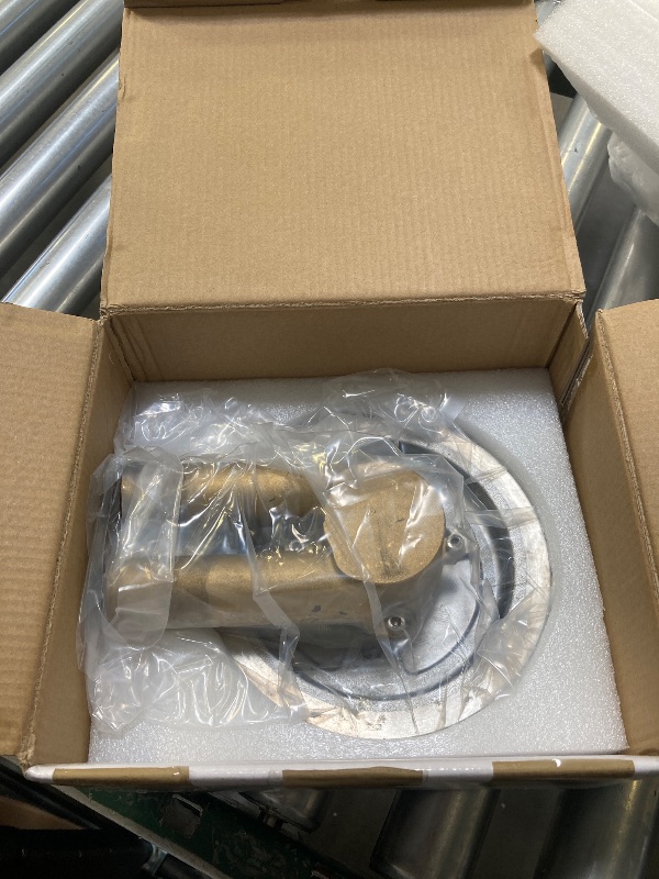Photo 1 of AULINK 21214596 Raw Sea Water Pump With Double V Belt Pulley 3862487 3812697 3858229 OE Replacement For Volvo Penta 4.3 5.0 5.7 V6 V8 GL GXI