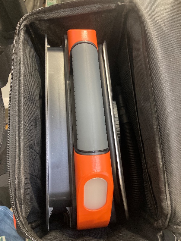 Photo 1 of ETENWOLF VORTEX S6 Tire Inflator Portable Air Compressor for Heavy-duty Vehicle, Cordless Air Pump for Car & Inflatables with 19200 mAh Battery, 100% Duty Cycle & Dual Cylinder Bike Pump, Vivid Orange
